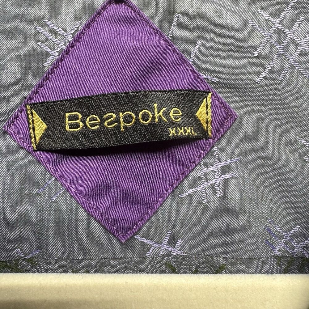 Vintage Y2K Bespoke Shirt Mens XXXL Purple Hash Tag Graphic Club Going Out